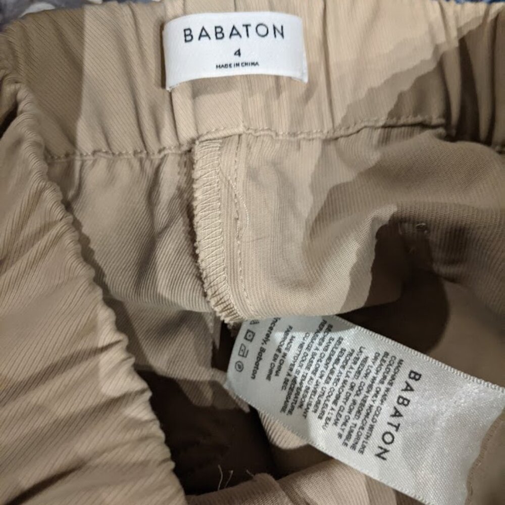 Babaton - Titan Pant Mid-Rise Cargo Pants 76681 | Camel Olive Beige | Size 4 - Picture 7 of 16